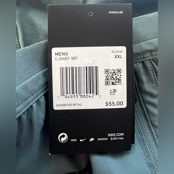 Nike Flex Stride 5" 2-in-1 Lined Running Athletic Shorts Men’s CJ5467-387 Sz 2XL - Picture 2 of 2